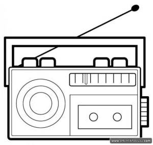 Радио раскраска для детей