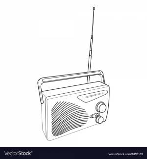 Радио раскраска для детей