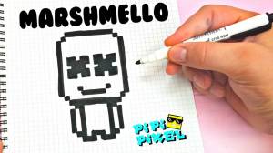 HOW TO DRAW MARSHMELLO