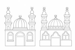 Раскраска мечети