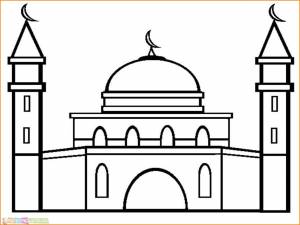 Мечеть раскраска