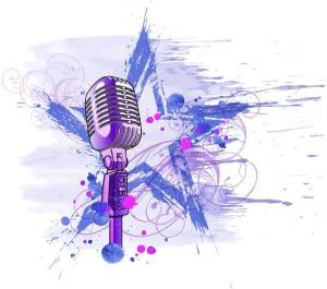 Картинки цветы и микрофон