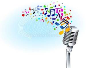 Картинки цветы и микрофон