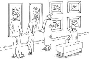 Рисунок на тему музей