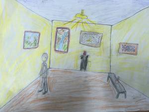 Рисунок на тему музей