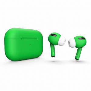 Беспроводные наушники Apple AirPods Pro Custom Edition салатовые матовые
