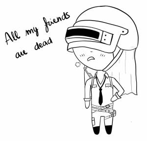 Пабг рисунки для срисовки