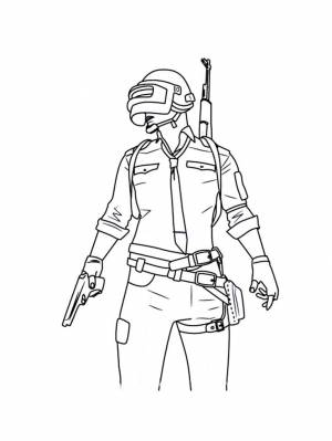 Раскраски Пубг