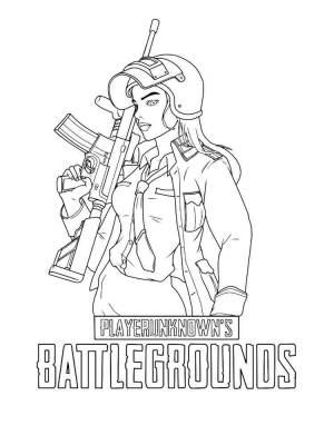 Раскраски Пубг