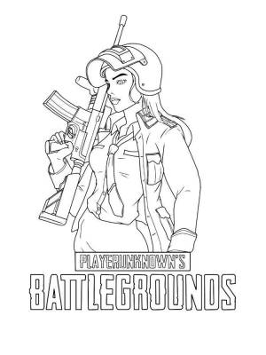 Раскраски Пабг мобайл