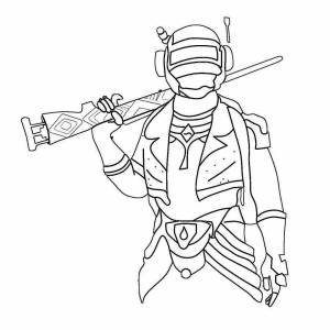 Раскраска пубг