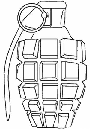 Раскраска Оружие