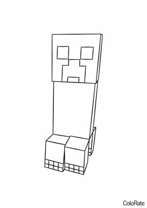 Раскраска Рисунок Крипера