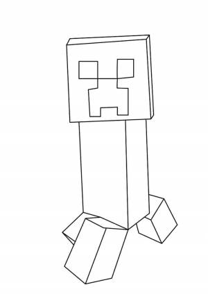 Раскраска крипера