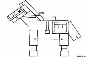 Раскраска Крипер