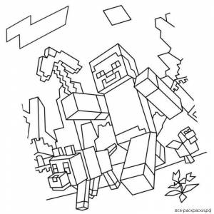 Рисунки с майнкрафтом и с компотом