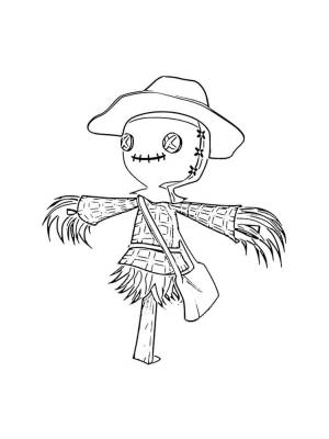 Раскраска Пугало