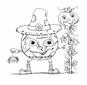 Раскраски Тыква