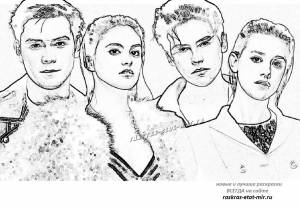 раскраски Ривердейл