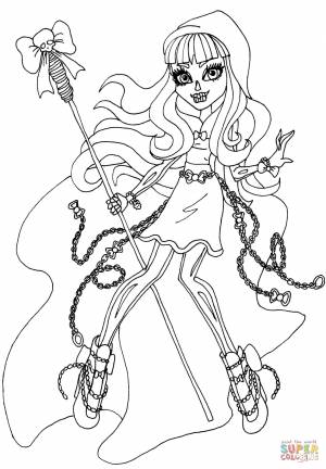 Раскраска Monster High