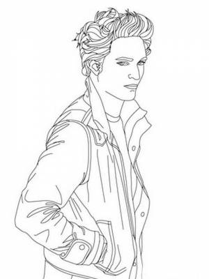 Раскраска Сумерки   в формате