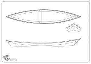 Фанерное каноэ Роб Рой, чертежи для самотоятельной постройки