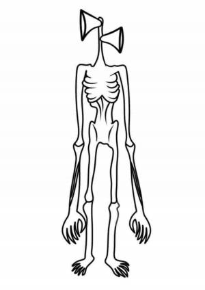 Раскраски Сиреноголовый для детей