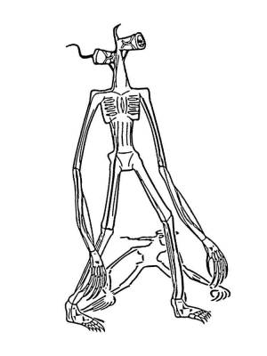 Раскраски Сиреноголовый
