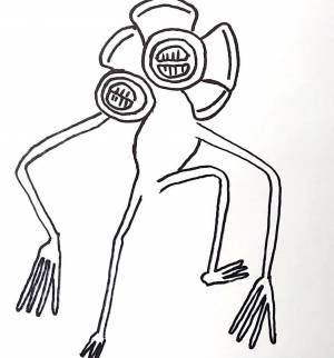 Раскраска сиреноголовый