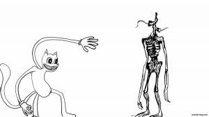 Раскраски Сиреноголовый для детей