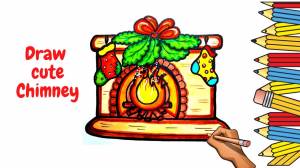 How to draw a simple Fireplace