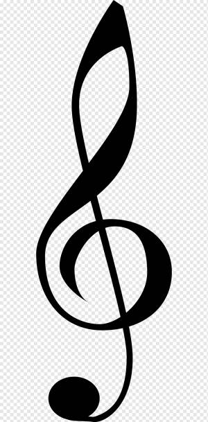 Clef Музыкальная нота Рисунок, музыкальная нота, монохромный, площадь, символ png