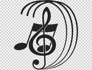 Музыкальная нота Clave de sol Clef Staff, музыкальная нота, текст, логотип, монохромный png