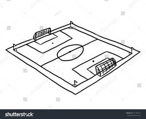 Футбольный стадион рисунок