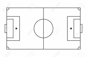 Футбольное поле раскраска