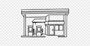 Штриховой рисунок Рисунок Здание Книжка-раскраска Стадион, АЗС, угол, мебель, здание png