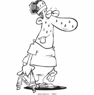 Раскраски спортивном, Раскраска Люди на спортивном стадионе спорт