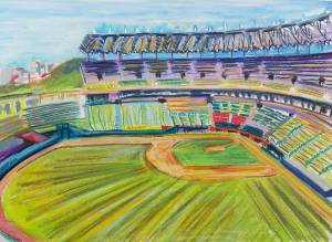 Рисунок стадиона детский