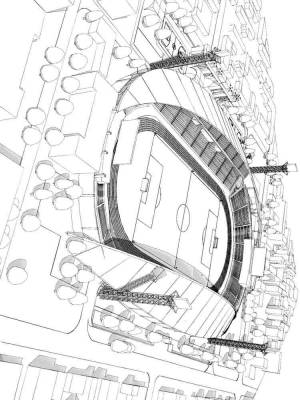 Раскраски Стадион