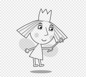 Книжка-раскраска Рисунок Няня Слива Детская Фея, детская, png