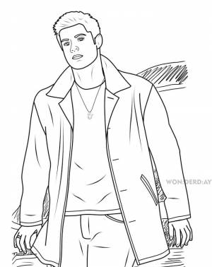 Раскраски Сверхъестественное