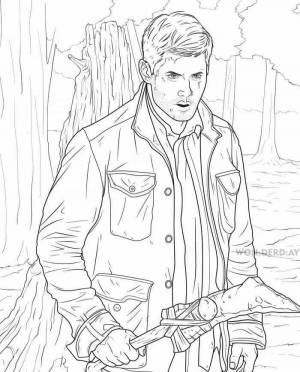 Раскраски Сверхъестественное