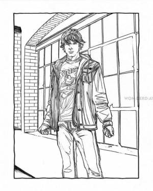 Раскраска Сверхъестественное