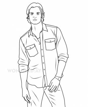 Раскраски Сверхъестественное