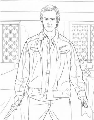 Раскраска Охота на зомби продолжается