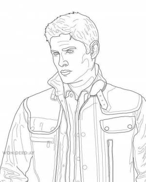 Раскраски Сверхъестественное