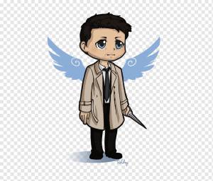 Кастиэль Дин Винчестер Сэм Винчестер Стикер Рисунок, другие, ребенок, другие, человек png