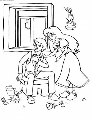 Раскраски Снежная королева   в формате