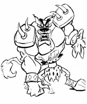 Раскраски Crash bandicoot