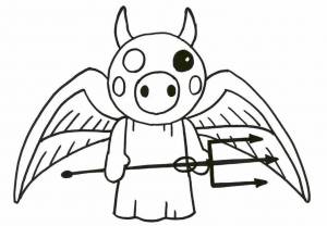 Роблокс раскраски Пигги